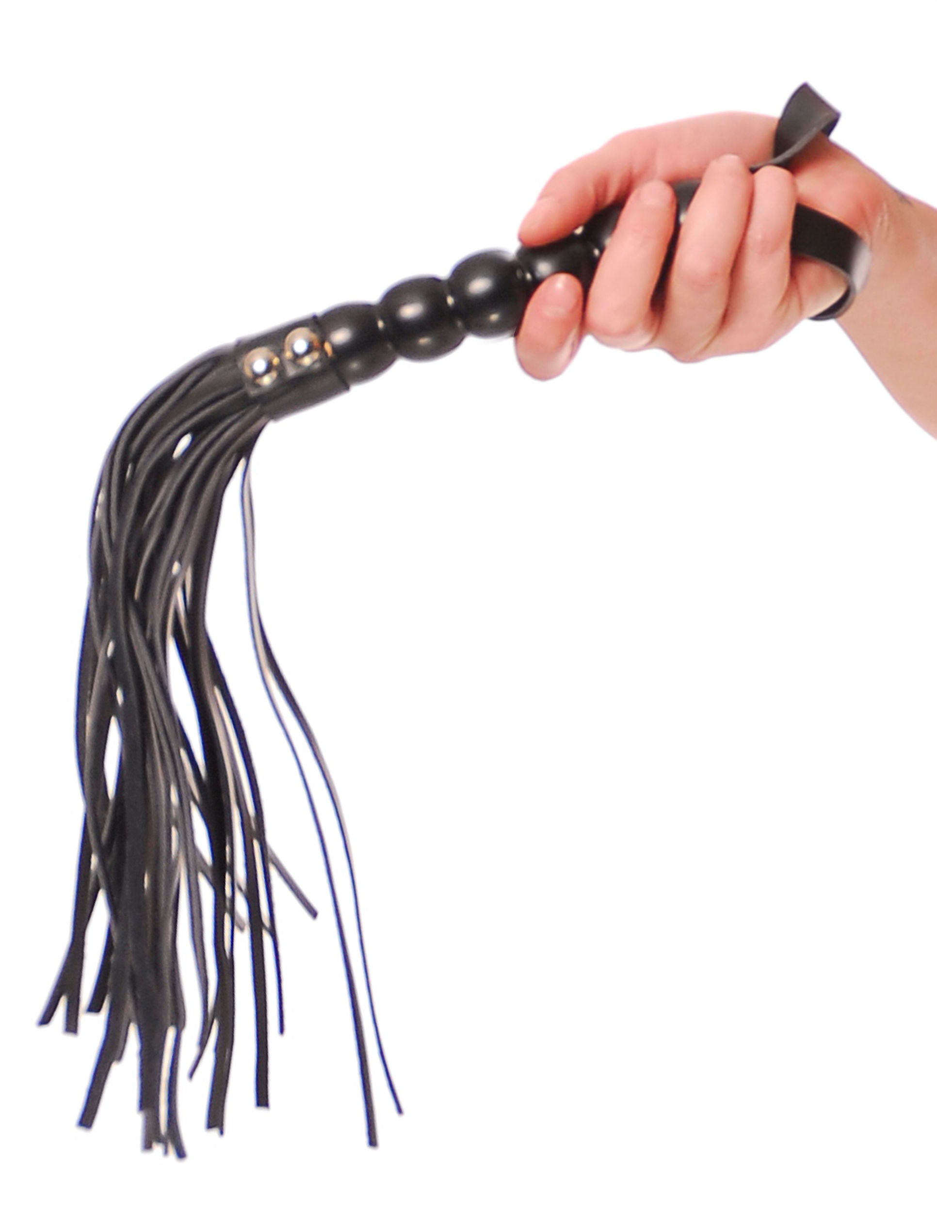Fetish Fantasy Series Beaded Cat-O-Nine Tails – Vinyl Flogger Whips & Paddles