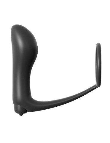 Anal Fantasy Collection Ass-Gasm Cockring Plug Vibrating Butt Plug with Cock Ring > Anal Range > Prostate Massagers