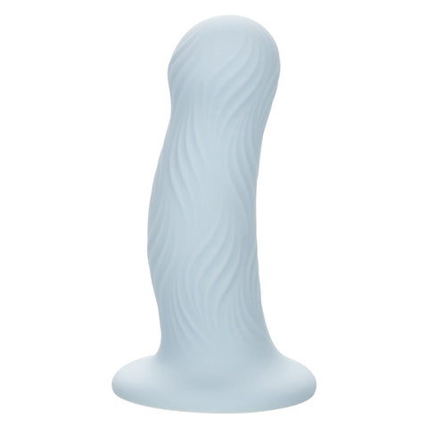 Wave Rider Blue Foam Probe with Wavy Texture for Pleasure Dongs Neutral