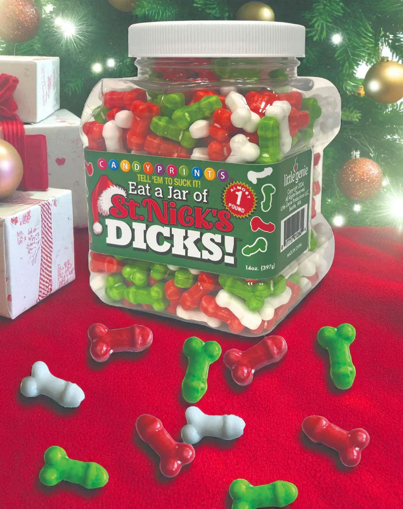 Eat a Jar of St. Nicks Dicks – Novelty Edible Candy Jar Default Title > Novelties > Candy & Edible Items