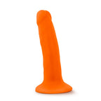 Neo Dual Density Cock 6 Inch Neon Orange Vibrator > Dildos > Realistic Dildos