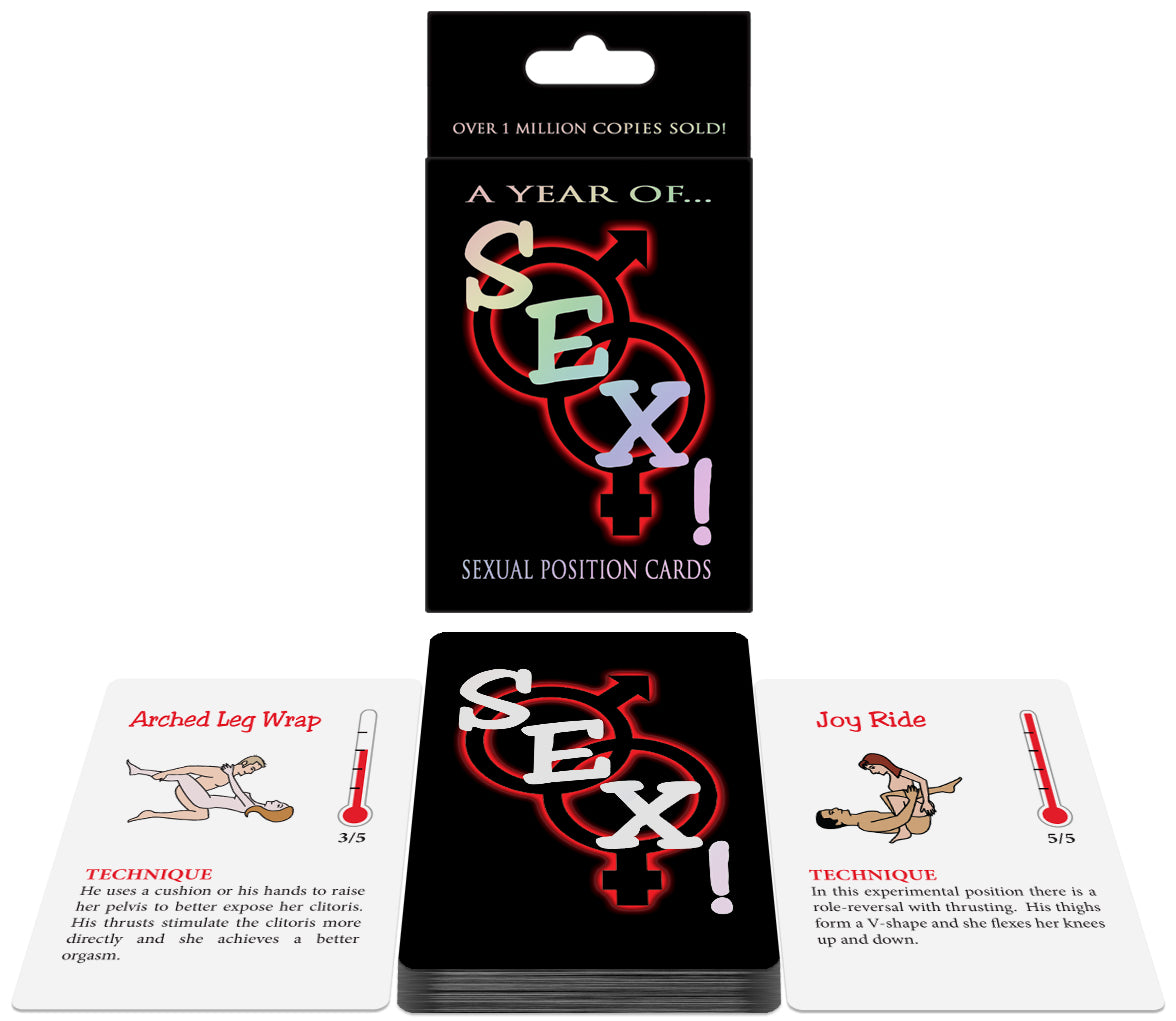 A Year of Sex Card Game – Adult Couples Party Card Game > Novelties > Card Games