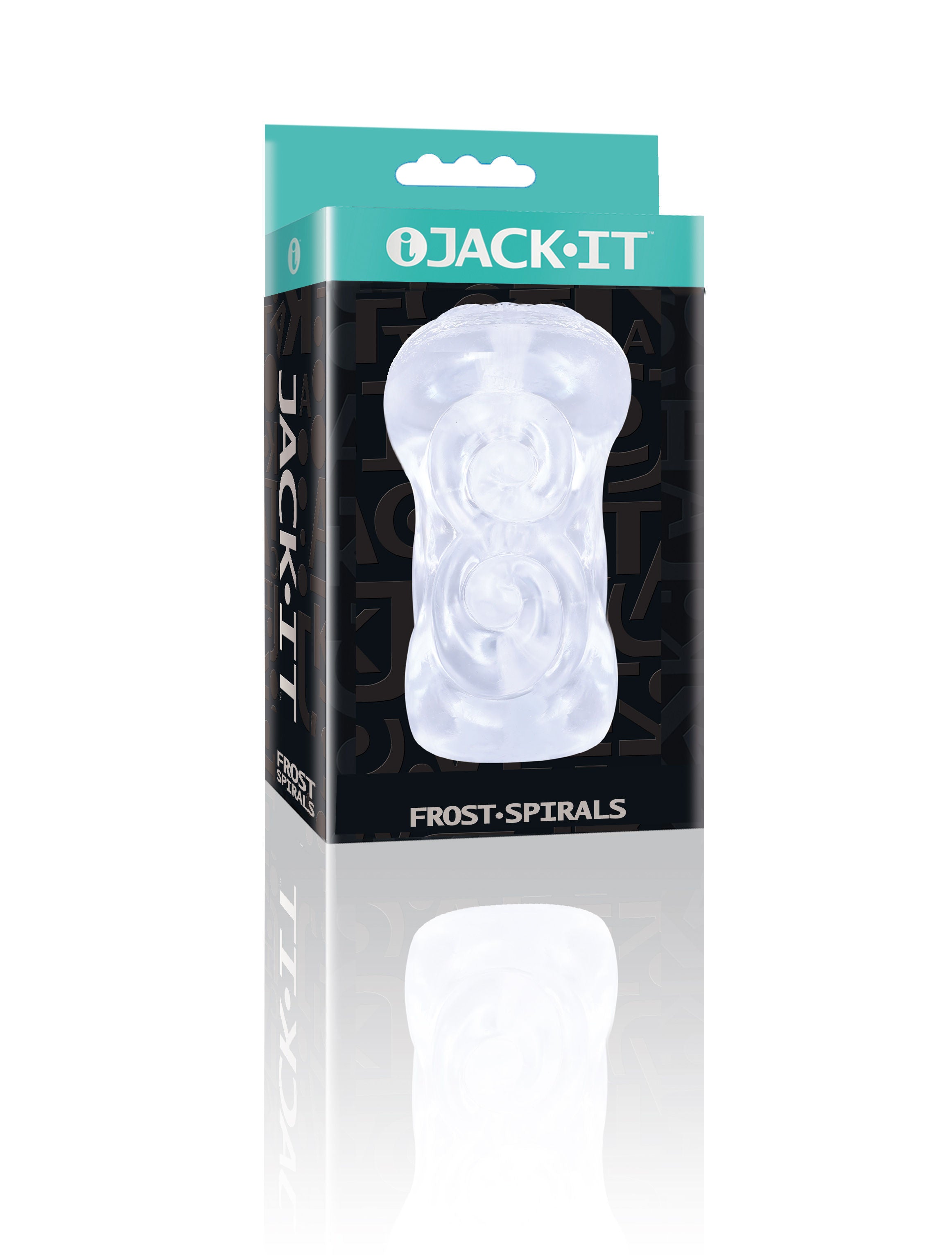 Jack-It Frost Spirals Male Masturbation Aid with Soft TPR Grip Strokers - Manual