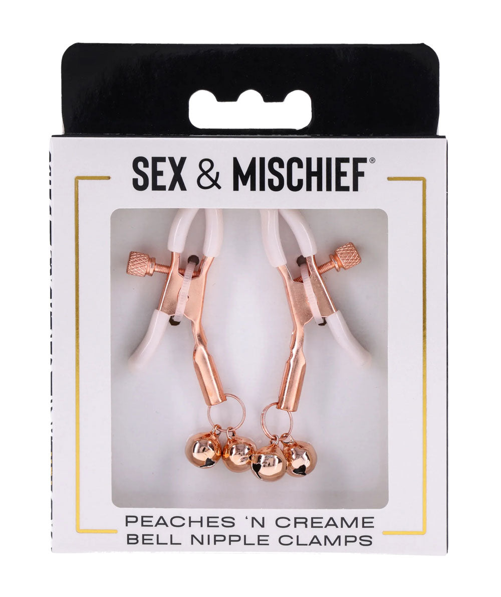 Peaches N Creame Bell (Pink) – Adjustable Nipple Clamps Secondary image
