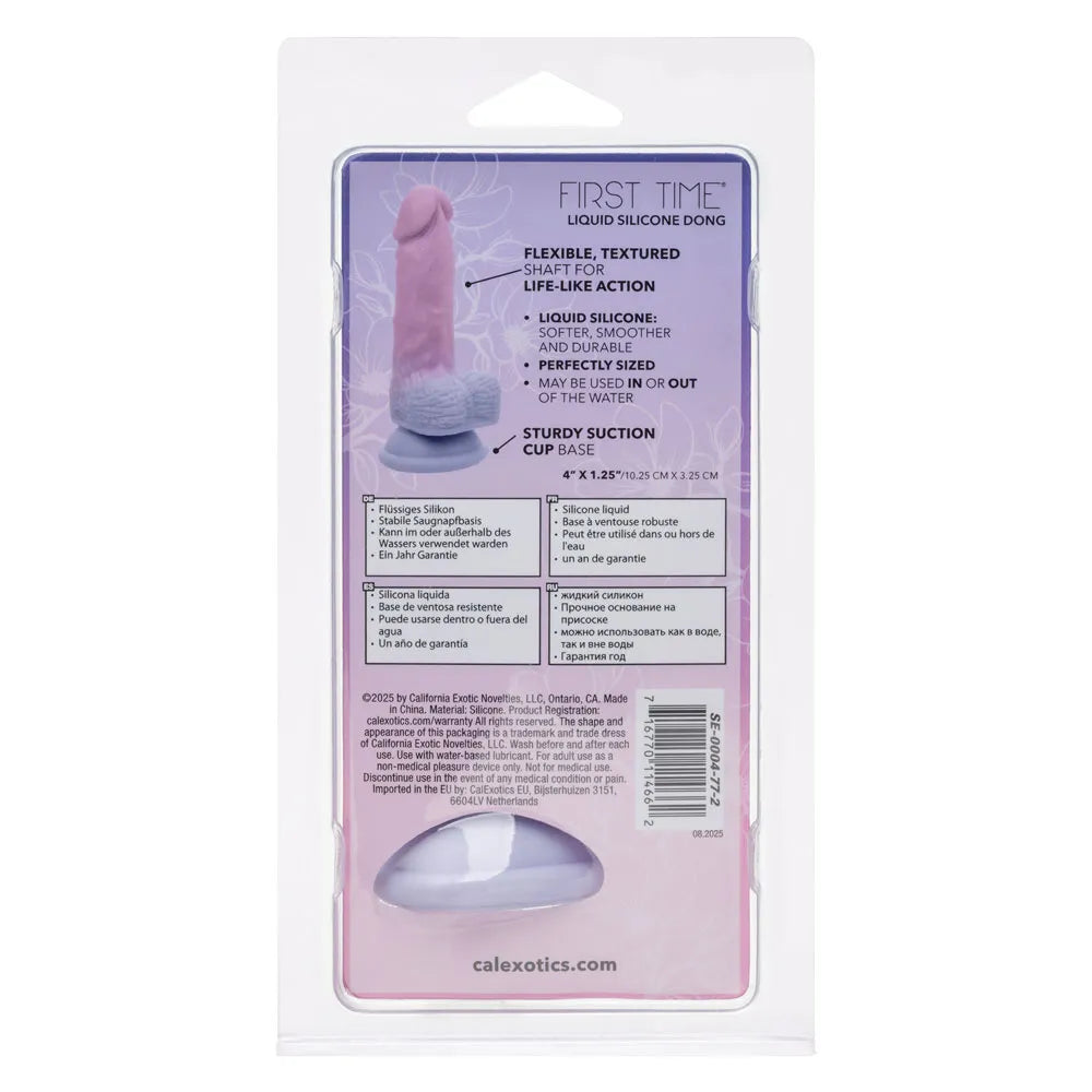 First Time Liquid Silicone Dong – Soft Flexible 4" Dong Multi > Dildos > Slim Dildos