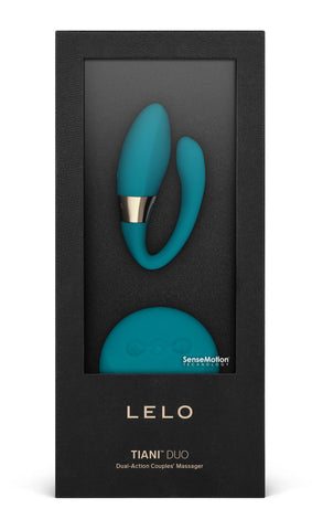 Lelo Tiani Duo Couples Massager Ocean Blue STIMULATORS