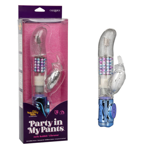 Naughty Bits Jack Rabbit Vibrator with G-Spot and Clitoral Stimulation Blue VIBRATORS-RABBIT