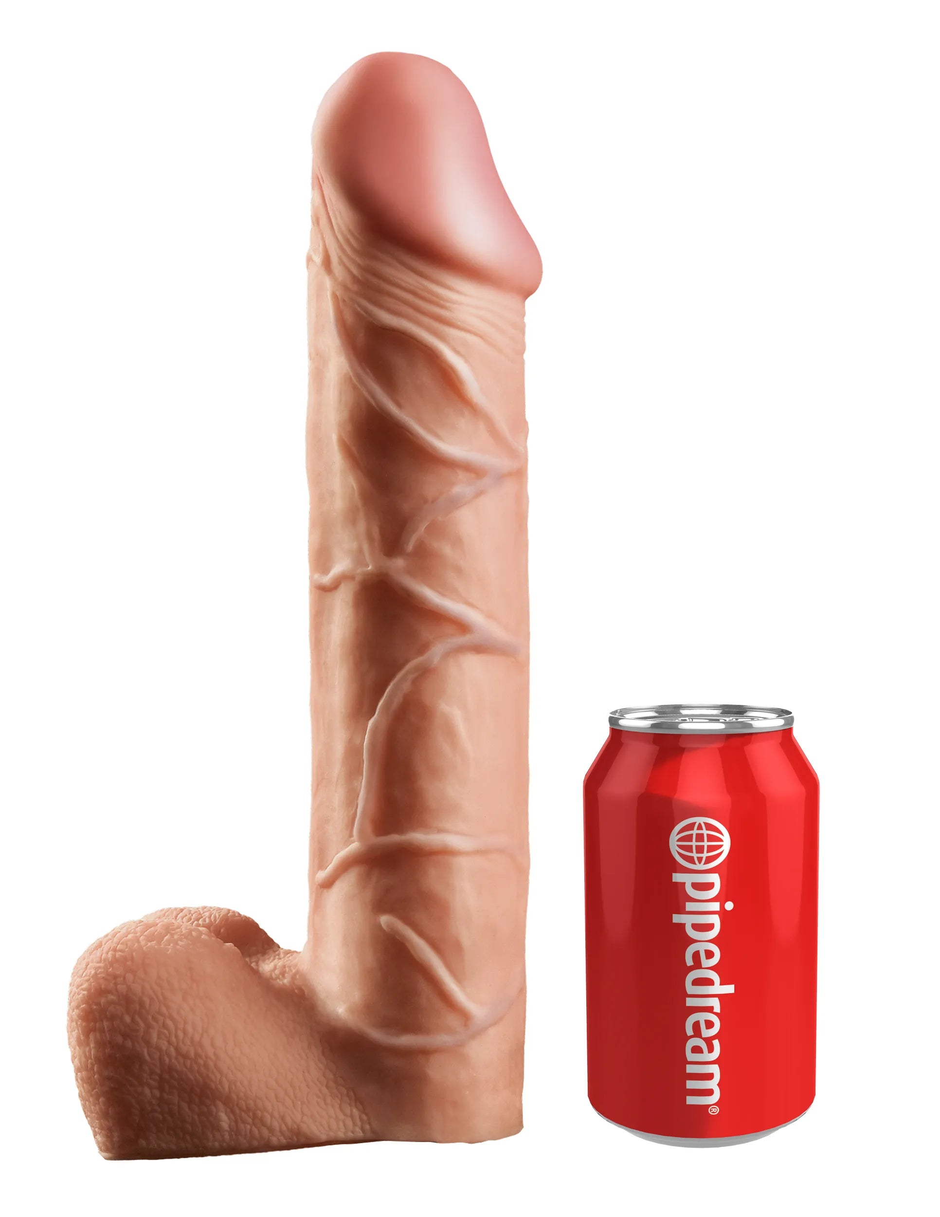 King Cock 12 Inch Hollow Strap-On Suspender System (Flesh) – Strap-On Dildos & Dongs