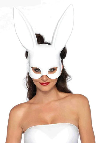 Leg Avenue Bondage Masquerade Bunny Mask – Rabbit Mask White One Size > Clothes > Accessories