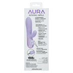 Aura Rotating Ripple – Silicone Waterproof Rechargeable Vibrator 3.75" Insertable