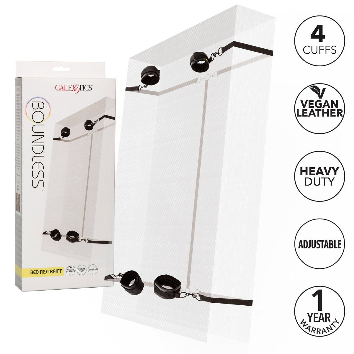 Boundless Bed Restraints – Adjustable Bedroom Bondage Restraints > Bondage Gear > Bed Restraints