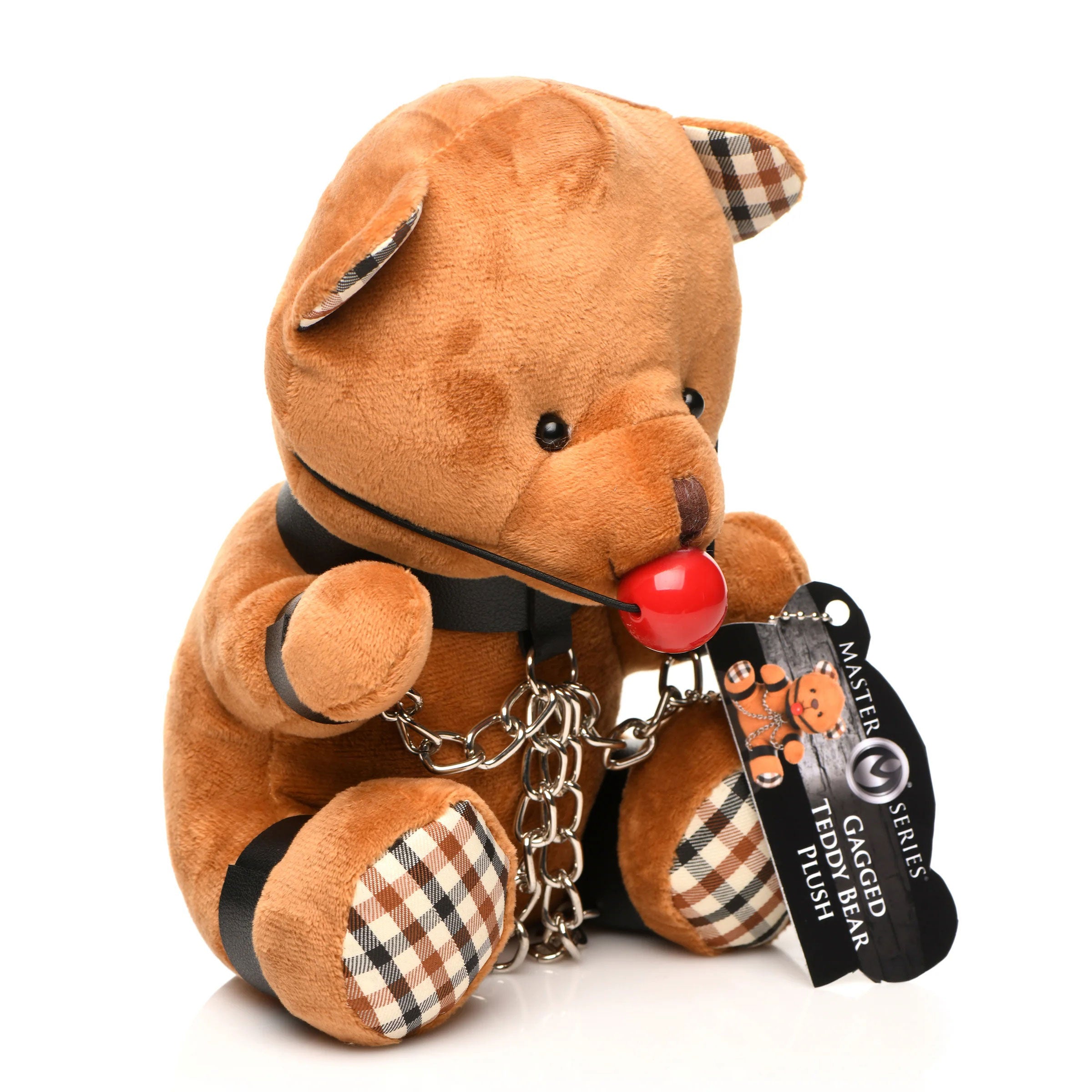 Master Series Gagged Bondage Bear Plush Toy Gag Gifts & Novelties