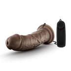 Dr Joe 8 Inch Chocolate Vibrating Suction Cup Sex Toy > Vibrators > Realistic Vibrators