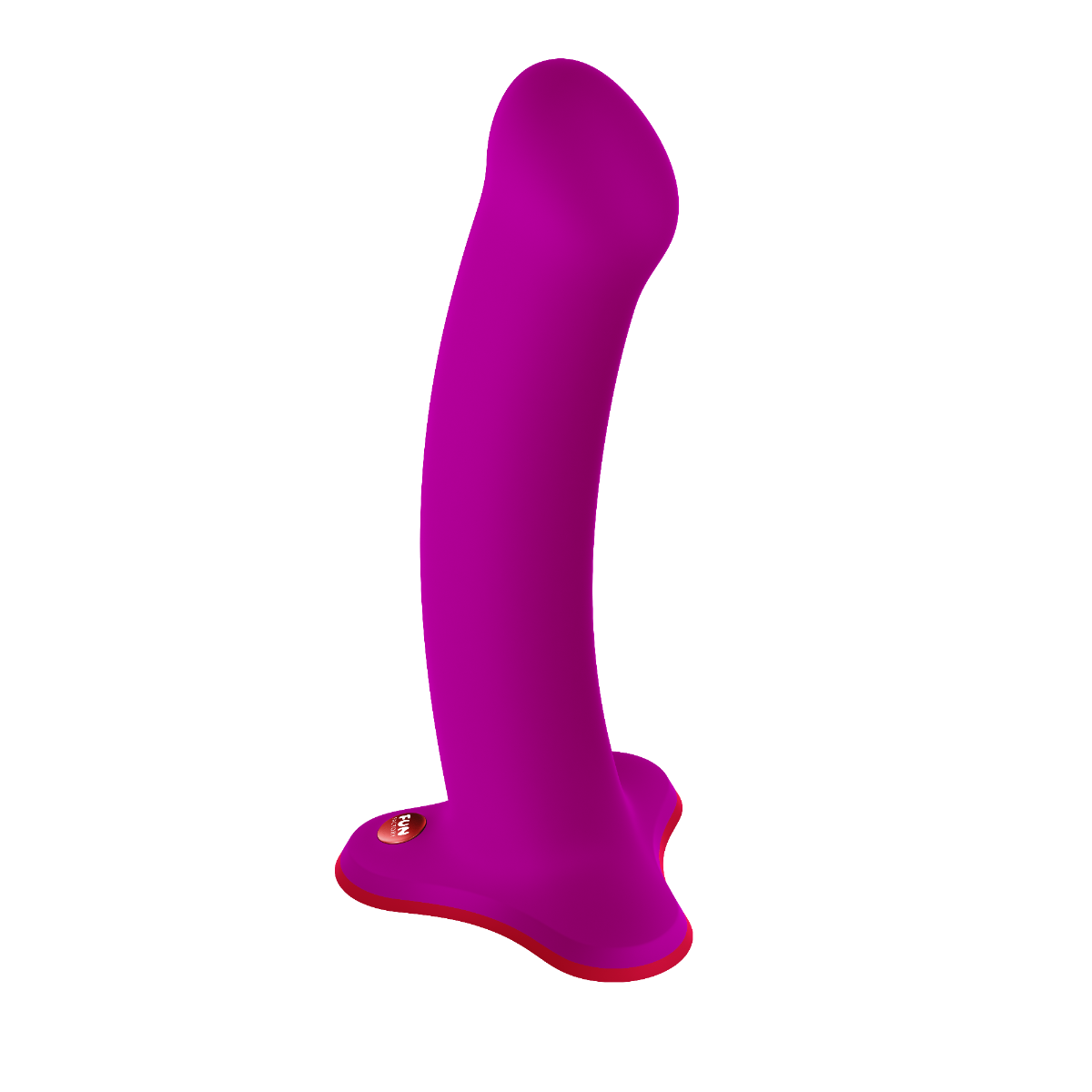 Fun Factory Magnum 18.3 cm Flexible Silicone Dildo Raspberry > Dildos > Realistic Dildos