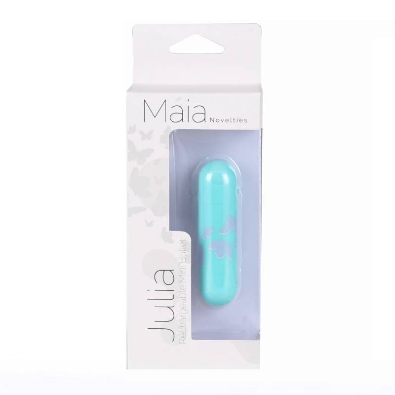 Maia Toys BULLETS & EGGS Blue Maia Julia - Teal 7.6 cm USB Rechargeable Bullet