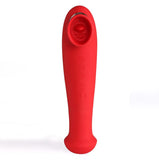 Maia Toys STIMULATORS Red Maia Destiny -  USB Rechargeable Suction Fluttering Tongue Vibrator Wand 5060311473097