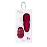 Maia Toys STIMULATORS Red Maia Remi -  USB Rechargeable Panty Vibe with Suction 5060311473356