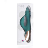 Maia Toys VIBRATORS-RABBIT Green Maia Skyler -  21.6 cm USB Rechargeable Bendable Rabbit Vibrator 5060311472571