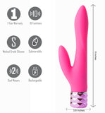 Maia Toys VIBRATORS-RABBIT Pink Maia Victoria -  15.2 cm USB Rechargeable Rabbit Vibrator 5060311470683