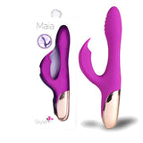 Maia Toys VIBRATORS-RABBIT Purple Maia Skyler -  21.6 cm USB Rechargeable Bendable Rabbit Vibrator 5060311472649