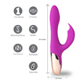 Maia Toys VIBRATORS-RABBIT Purple Maia Skyler -  21.6 cm USB Rechargeable Bendable Rabbit Vibrator 5060311472649