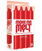 Make Me Melt Warm Drip Candles – Paraffin Moderate Melt 4 Pack > Candles > Drip