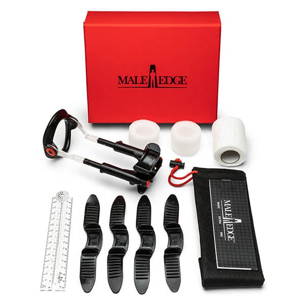 MaleEdge PUMPS Red MaleEdge Pro Kit - Penis Enlarger Kit in  Case 5710458900030.
