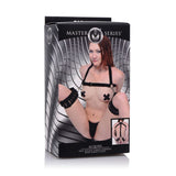 Master Series Adult Toys Black Acquire Easy Access Thigh Harness 848518023087