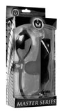 Master Series Adult Toys Black Silencer Inflatable Locking Gag 848518003959