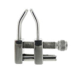 Master Series Adult Toys Chrome Nose Shackle Stainless Steel Adjustable Nose Clamp 848518003966