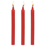 Master Series Adult Toys Red Fetish Drip Candles 3 Pack - Red 848518036469