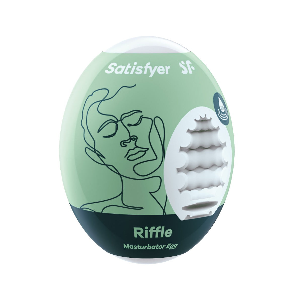 Satisfyer Masturbator Egg Riffle Compact Travel Size Masturbator > Sex Toys For Men > Masturbators Cup