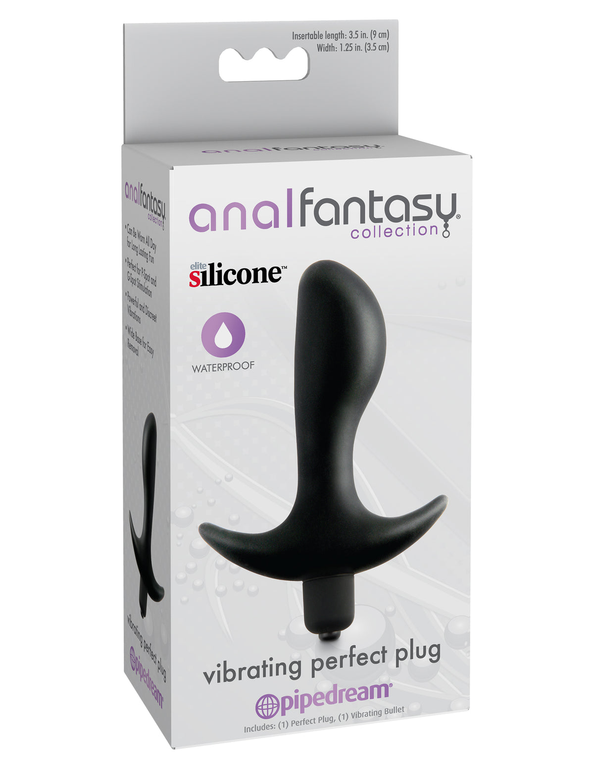 Anal Fantasy Collection Vibrating Perfect Plug (9 cm) > Anal Range > Prostate Plugs