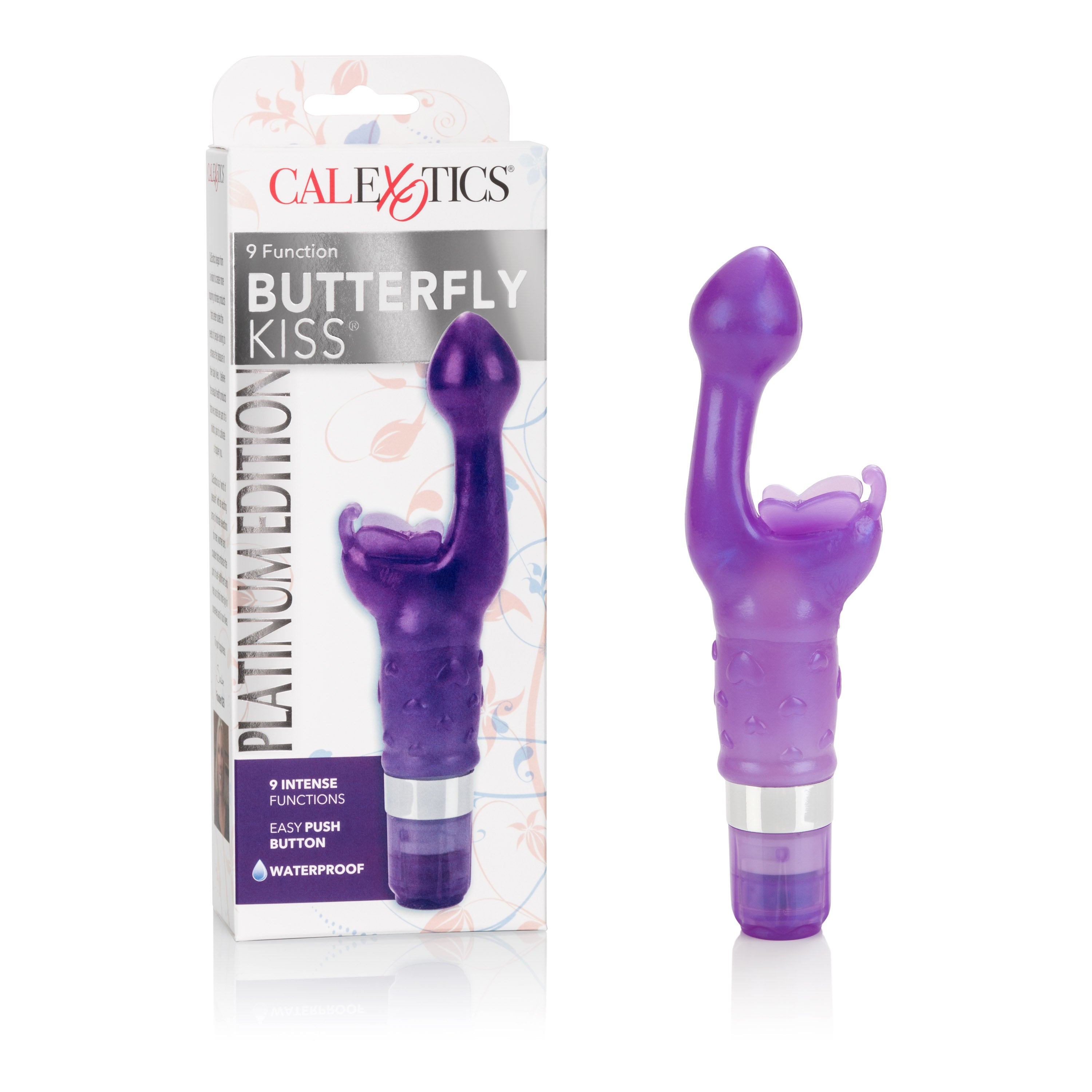 9 Function Butterfly Kiss Platinum Edition Vibrator Purple VIBRATORS-RABBIT-MULTI