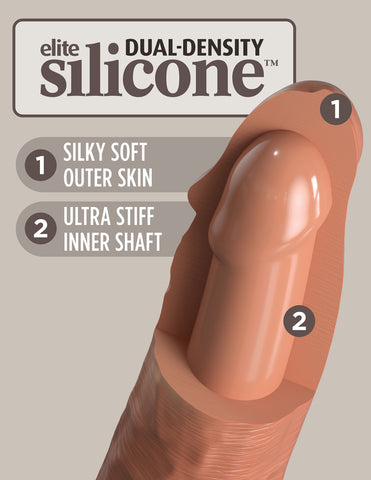 King Cock Elite Comfy Body Dock Kit with Tan 17.8 cm Dong STRAP-ONS