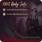 Temptasia Ardor – Silicone Flogger - Black > Bondage Gear > Whips & Floggers