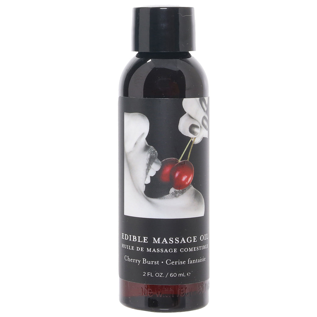 Edible Massage Oil Cherry Burst Flavored 59ml Bottle > Essentials > Massage Oil