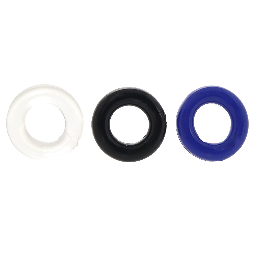 Renegade Stamina Rings (Set of 3) – Colored Stretchy TPE Cock Rings > Cock Ring > Sets