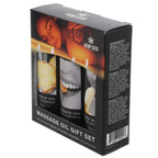 Edible Tropical Massage Oil Trio 3 x 59ml - Mango Pineapple Banana > Essentials > Massage Oil