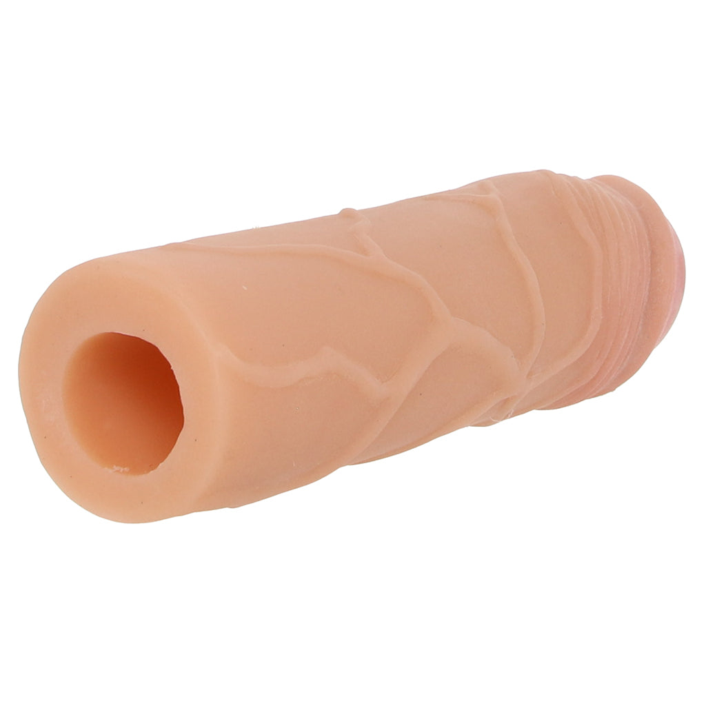 Fantasy X-tensions Mega 1 Inch Extension – Flexible Fanta Flesh Penis Extension > Sex Toys For Men > Penis Sleeves