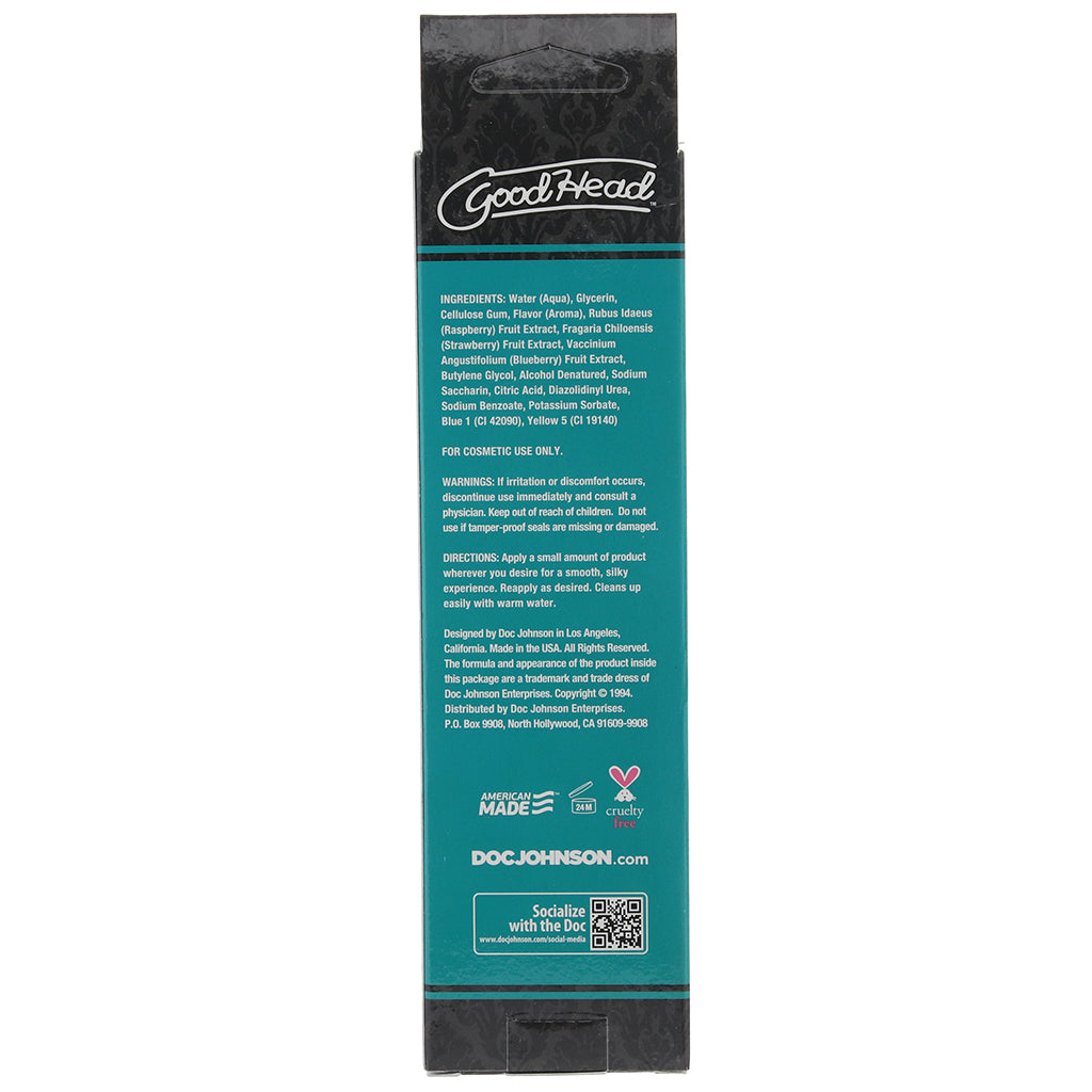 GoodHead Gel Mystical Mint Oral Delight Gel 4oz > Lube > Oral Gels & Sprays