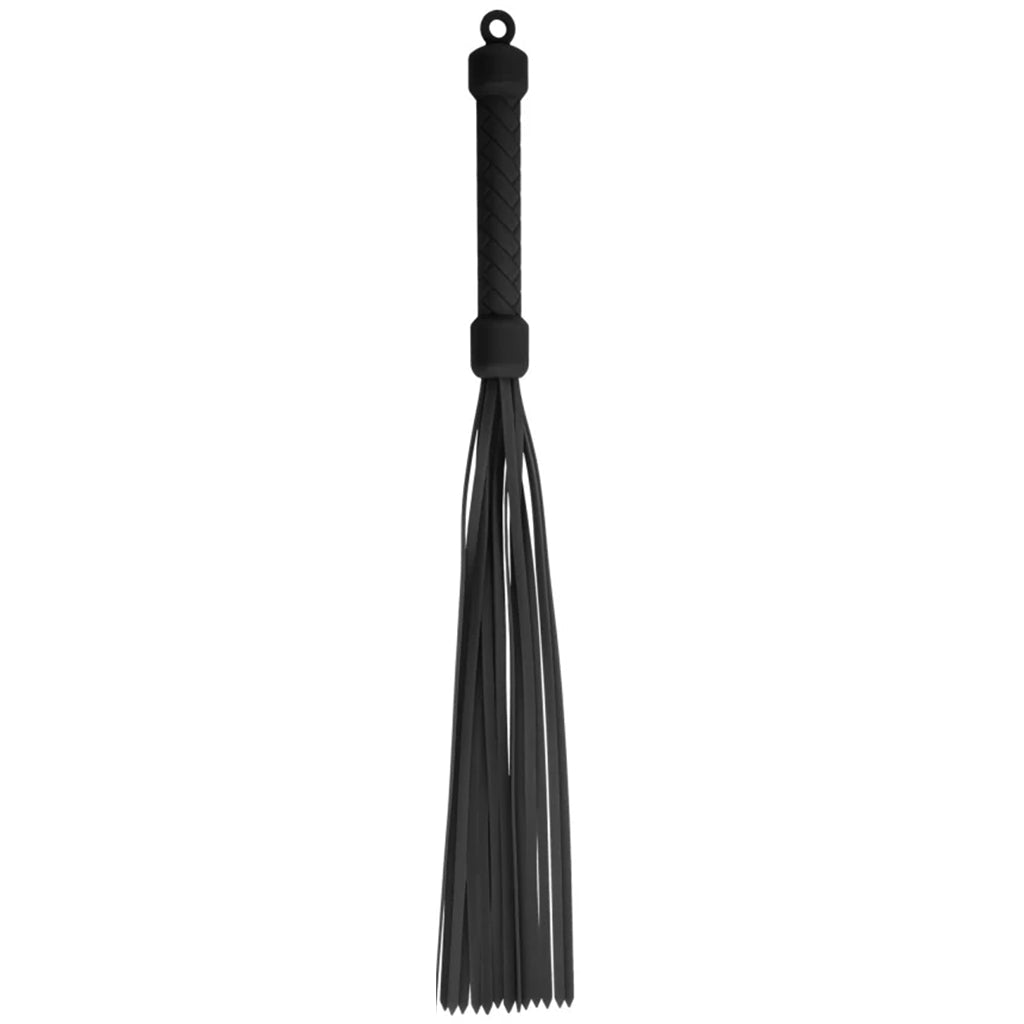 Temptasia Ardor – Silicone Flogger - Black > Bondage Gear > Whips & Floggers