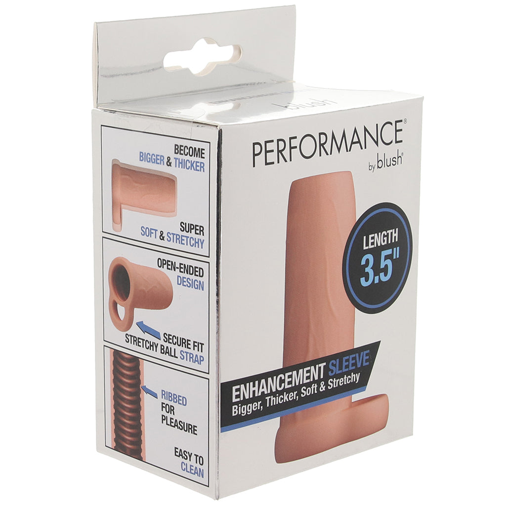 Performance 3.5 Inch Enhancement Sleeve – Soft Flexible Penis Extender Sleeve > Sex Toys For Men > Penis Sleeves