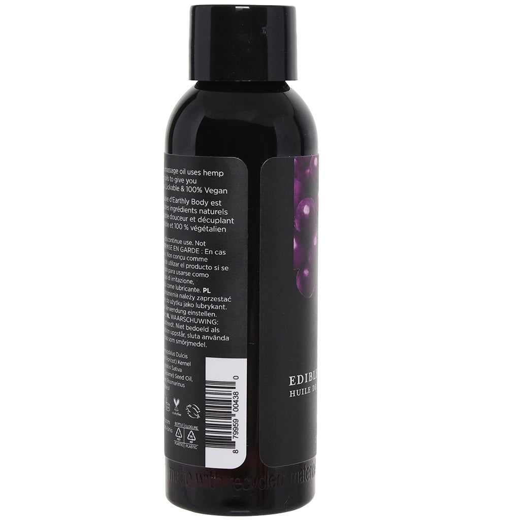 Edible Massage Oil Gushing Grape Flavored 59ml Bottle > Essentials > Massage Oil