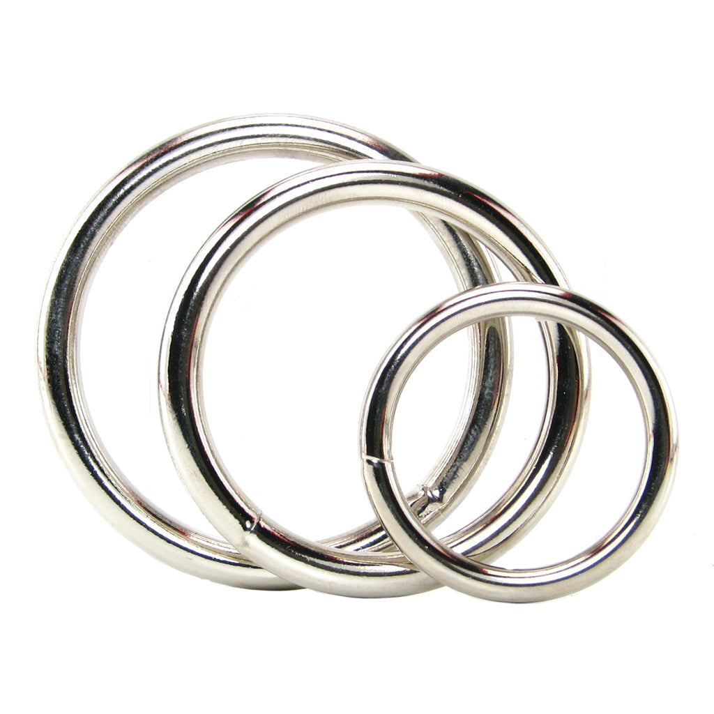 Metal C Ring Set – Slim Metal Cock and Ball Rings Set 1 1/4 inch - 2 Inch > Cock Ring > Metal Main image