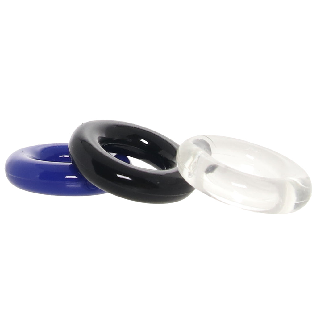 Renegade Stamina Rings (Set of 3) – Colored Stretchy TPE Cock Rings > Cock Ring > Sets