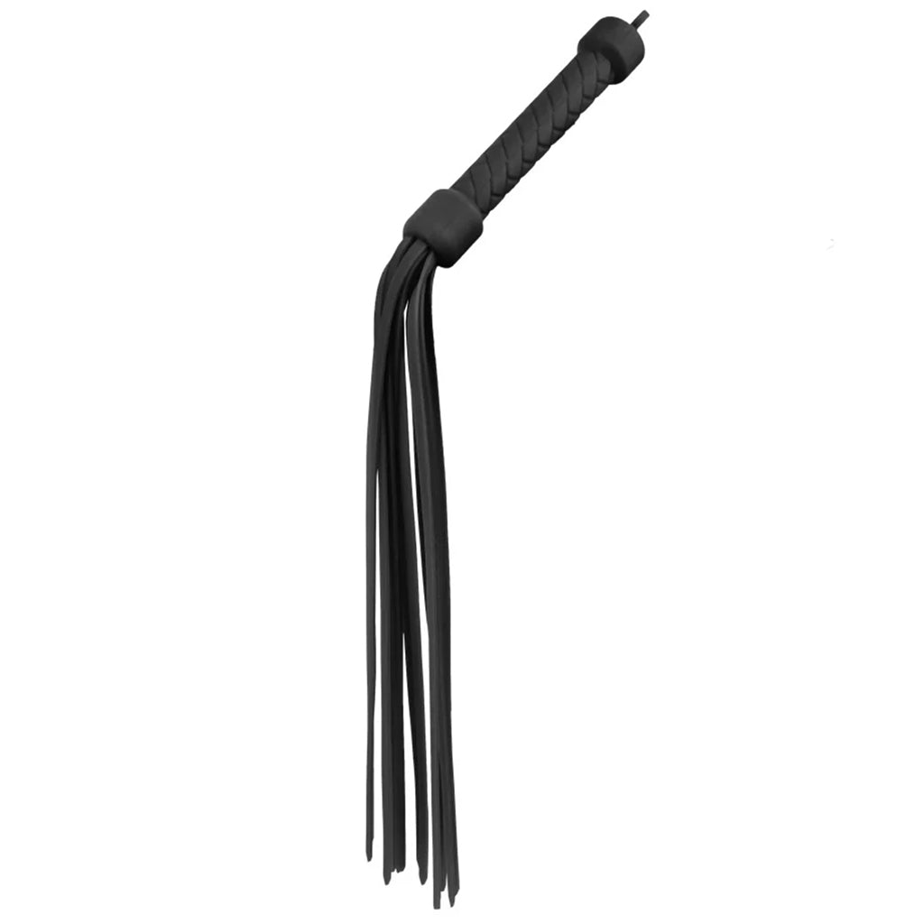 Temptasia Ardor – Silicone Flogger - Black > Bondage Gear > Whips & Floggers