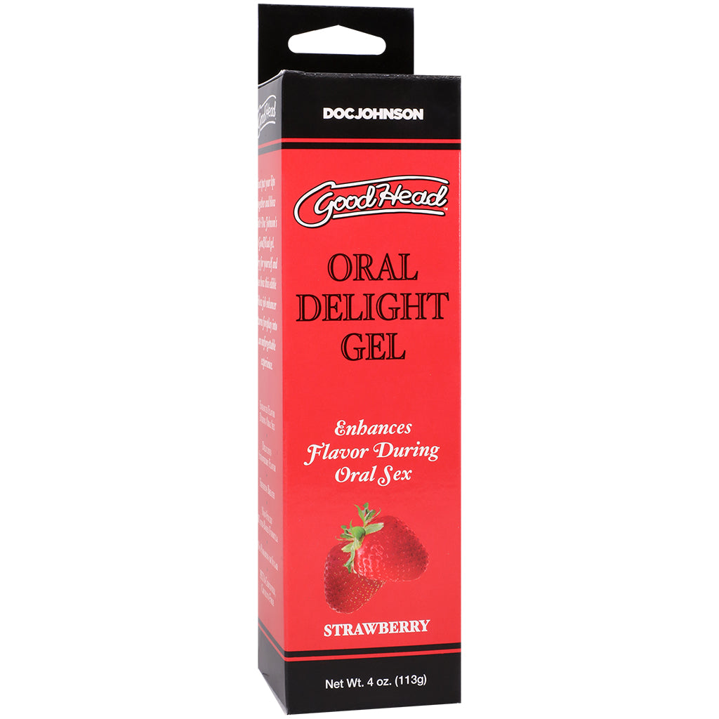 Goodhead Gel Strawberry 4 Ounce Oral Delight Gel > Lube > Oral Gels & Sprays