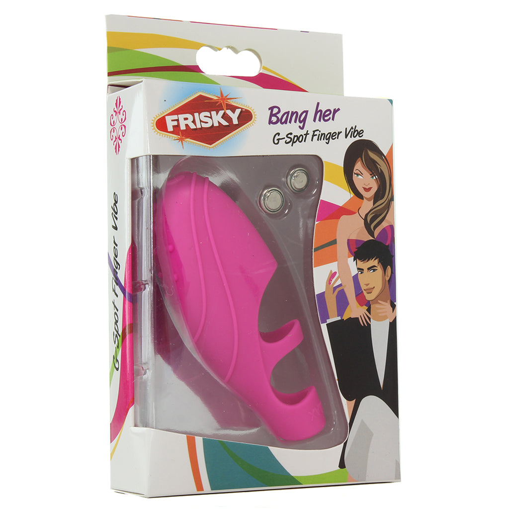 Bang Her Silicone G-Spot Finger Vibrator Pink > Vibrators > Finger Vibrators