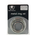 Metal C Ring Set – Slim Metal Cock and Ball Rings Set 1 1/4 inch - 2 Inch > Cock Ring > Metal